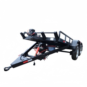 Remorque à plateau double <span class=keywords><strong>en</strong></span> acier robuste avec frein électrique, capacité <span class=keywords><strong>de</strong></span> charge élevée (2001-3000 kg) pour le <span class=keywords><strong>transport</strong></span> <span class=keywords><strong>de</strong></span> SUV et <span class=keywords><strong>de</strong></span> véhicules légers - Product Image 5