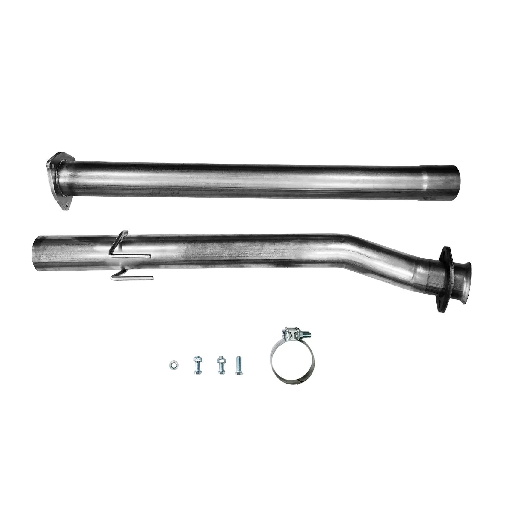 4" Stainless Steel Pickup Delete Pipe for 11-18 Ford 6.7 L Exhaust System Powerstroke Diesel