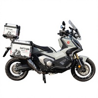 Accessoires de modification pour moto 21 XADV750 : Barre de protection tout-terrain en alliage d'aluminium pour coffres avant, arrière et latéraux