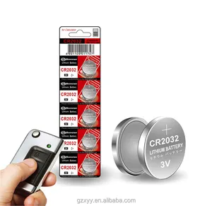 5pcs card piles button cell rechargeable 3.6V LIR2032 LIR2450 LIR2025 Lithium ion battery