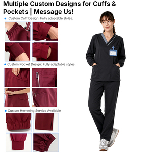 ANNO Coffret Cadeau de Noël 3 pièces de Tenues Médicales (Blouse et Pantalon) pour Infirmières d'Hôpital – Idéal pour les Meilleurs Vendeurs E-commerce - Product Image 3