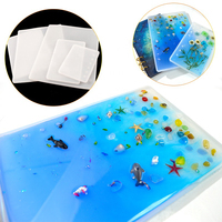 Moule en silicone INTODIY A5 A6 A7 pour carnet en résine cristalline, boucle de livre, pour bijoux en résine DIY