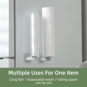 Hot Selling Tissue Dispenser Rack <b>Paper</b> Roll <b>Towel</b> Hanger <b>Holder</b> Wall Storage Rack Kitchen Bathroom Office - Product Image 3