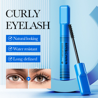 Mascara 4D en fibres SADOER Cosmetics, produit de beauté OEM ODM, tube de mascara imperméable, longue durée, maquillage naturel, volume et recourbement