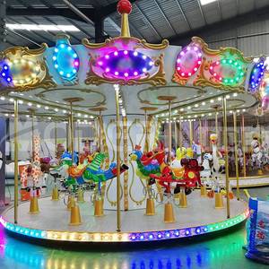 Carrusel de Animales de 16 Asientos para Niños, Certificado CE, Atracciones de Feria - Product Image 3