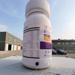 Medis Trade tinggi 6m botol obat tiup kustom promosi iklan botol lampu tiup - Product Image 4