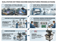 Machine de presse à chaud entièrement automatique et intelligente pour l'impression 3D de logos sur t-shirts et vêtements, avec étiquette en caoutchouc de silicone pour l'impression de vêtements