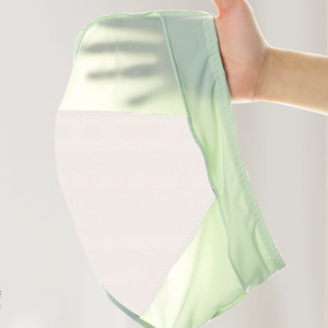 Meatin – sous-vêtements menstruels pour femmes, culotte menstruelle respirante en coton, taille haute, couleur unie, pour usage quotidien - Product Image 4