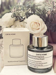 Rafraîchisseur <span class=keywords><strong>d</strong></span>'<span class=keywords><strong>air</strong></span> de tableau de bord de voiture de parfum <span class=keywords><strong>d</strong></span>'huile essentielle de verre de luxe moderne de 50ml avec la fonction <span class=keywords><strong>d</strong></span>'aromathérapie Cadeaux de parfum de Cologne - Product Image 6