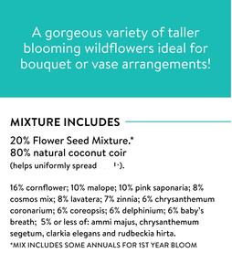 Mélange de graines de fleurs sauvages en vrac, non-OGM, paquet de 15 variétés, fleurs sauvages vivaces pour pots de fleurs et jardinières - Product Image 6