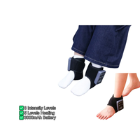 Masseur de cheville électrique portable rechargeable par USB, avec compresse chaude, contrôle de la minuterie, conception sans fil pour l'entraînement des pieds et des chevilles