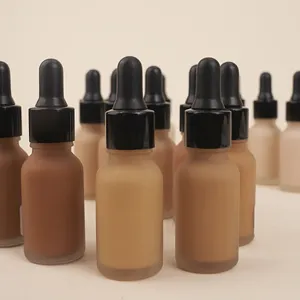 2024 Hot sale Custom Full Coverage Wholesale Beauty Dark Skin Makeup Liquid Matte Waterproof Nude Liquid Private Label Foundatio