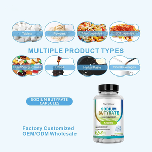 YanniGlow OEM ODM Suplementos para el Cuidado de la Salud, Cápsulas de Butirato de Sodio, Apoyo al <span class=keywords><strong>Sistema</strong></span> Digestivo <span class=keywords><strong>y</strong></span> Absorción de Nutrientes - Product Image 4