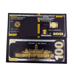 <span class=keywords><strong>ธนบัตร</strong></span>สะสม<span class=keywords><strong>แบบ</strong></span>กำหนดเอง <span class=keywords><strong>100</strong></span> ดอลลาร์สหรัฐ ทำจากโพลิเมอร์เคลือบทอง - Product Image 5