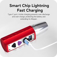 Lampe torche d'inspection en alliage d'aluminium rechargeable Type-C 5W XPG à lumière blanche et jaune pour l'identification des pierres précieuses de jade JY39X-4