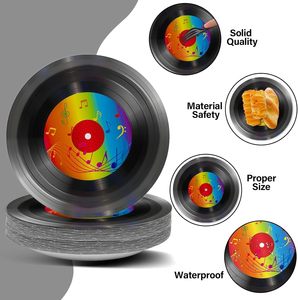 Álbum Retro <span class=keywords><strong>de</strong></span> <span class=keywords><strong>los</strong></span> años 1950, suministros para fiestas temáticas, cumpleaños, Navidad, decoraciones <span class=keywords><strong>de</strong></span> neón <span class=keywords><strong>Rock</strong></span>, plato <span class=keywords><strong>de</strong></span> Acción <span class=keywords><strong>de</strong></span> Gracias, linterna para festivo - Product Image 2