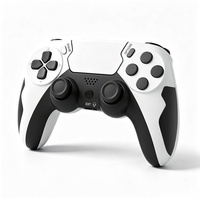Manette de jeu sans fil PS4 avec gyroscope 6 axes, double vibration et pavé tactile pour PC Steam