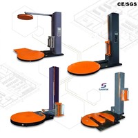 Machine d'emballage extensible pour le transport de marchandises, système de pré-étirement programmé de qualité industrielle fiable, approuvé CE