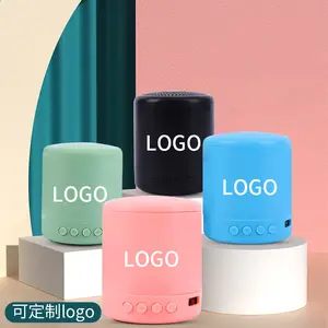 Mini alto-falante usb de plástico para tablet, mini alto-falante sem fio impermeável com logotipo personalizado da cor rosa para festa