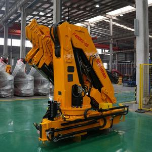 Grúa Articulada Hidráulica Fuman de 10, 16 y 20 Toneladas, Grúa Montada en Camión con <span class=keywords><strong>Canastilla</strong></span> para Maquinaria de Construcción - Product Image 2