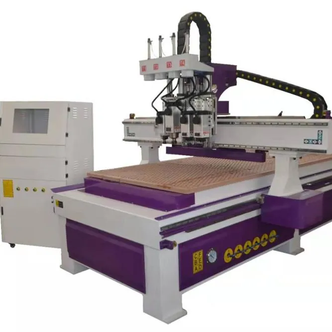 1300*2500mm cnc router makine melamin kesim 7.5kw vakum pompası