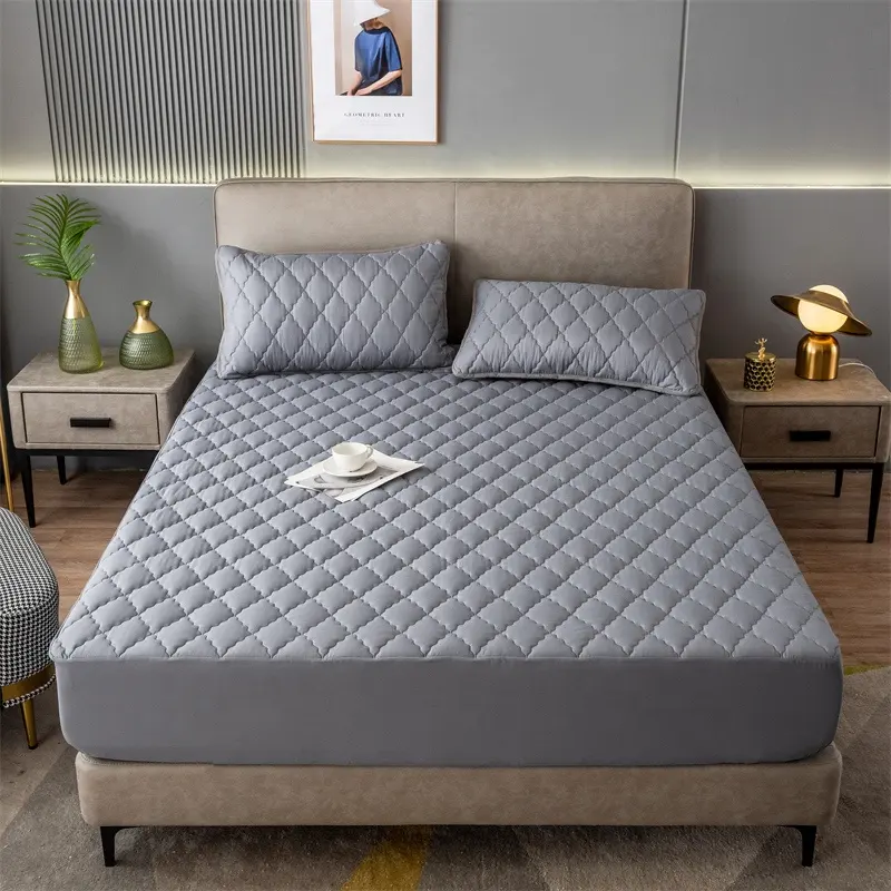 Housse de matelas imperméable, couvre-lit multicolore épais, Anti-acariens