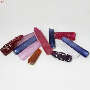 Wholesale Price Different Colors Synthetic Ruby Sapphire Corundum Rough Gemstone