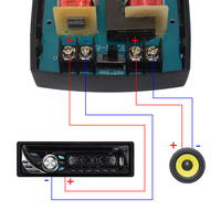Caisson de basses en option, diviseur de fréquence, haut-parleur croisé Audio de voiture Modification professionnelle 100W croisé WEAH 81