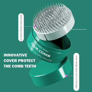 Cepillos de pelo con Logo personalizado, brocha de pelo desenredante de alcohol libre, cerdas ultrasuaves que brillan a través de ángulos, Mini <span class=keywords><strong>cepillo</strong></span> desenredante rosa - Product Image 2