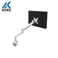 Monitor de ordenador giratorio, base de escritorio telescópica, soporte LCD de un solo brazo, piezas de fábrica