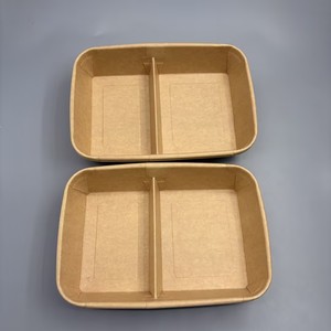 Tazón de Sopa de Fideos de Papel Kraft Ecológico, Resistente al Calor, Cuadrado, para Restaurante, Venta al Por Mayor de Fábrica - Product Image 3