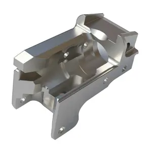 Mesin pemutar penggilingan CNC aluminium presisi 3/4/5 sumbu komponen logam nonstandar