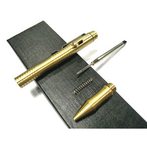 Portable Firm Not Easy to Fade Outdoor Brass Bolt <b>Metal</b> Ball <b>Pen</b> - Product Image 2