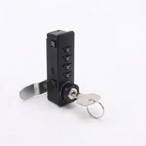 4 Digits Mechanical PIN Combination Password Cam schloss mit master key nur für öffentlichen modell locker und schrank