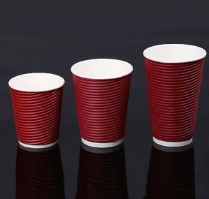 Tasses à café de Noël en papier Dri Eco Gobelets en papier jetables à double paroi de qualité alimentaire biodégradables de 12oz pour chaud - Product Image 4