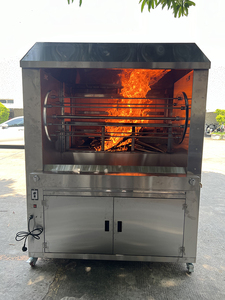 Asador de Pollos Comercial a Carbón, Parrilla Rotatoria para Carne, Máquina Asadora de Pollos para <span class=keywords><strong>Restaurante</strong></span> - Product Image 2