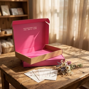 Boîtes en papier écologiques personnalisées, imperméables, <span class=keywords><strong>avec</strong></span> doublure en éponge pour l'emballage de vêtements, de chaussettes et de mouchoirs - Solutions d'étiquetage tout-en-un - Product Image 2