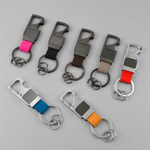 WELLFLYER <span class=keywords><strong>KECH</strong></span>-172 Vente en gros de porte-clés en cuir Ouvre-bouteille de bière Mousqueton LOGO personnalisable Cadeaux promotionnels pour hommes - Product Image 5