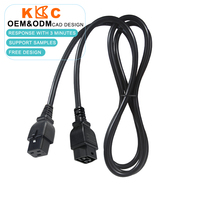 Câble d'alimentation C20 vers Saf-D-Grid 20A, 6FT 10FT 12AWG SJT, câble de raccordement robuste pour centre de données PDU pour serveur