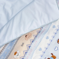 Couverture rafraîchissante imprimée double couche en gaze, couette réversible respirante en nylon et élasthanne pour les personnes ayant chaud la nuit et les sueurs nocturnes