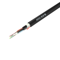 DEKAM ADSS Fiber Optik Kablo 6-288 Çekirdekli Tamamen Dielektrik Kendinden Destekli Kenya WiFi Ağı için