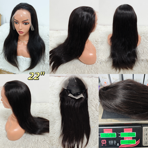 Letsfly Promotion 78$ Straight Hair Wigs 280% 10A Full 13x4 Lace Frontal Wigs 100% Human Hair Pre-plucked Hair Line 20-26inch - Product Image 2