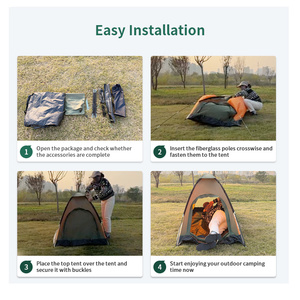 <span class=keywords><strong>Tente</strong></span> de camping et de randonnée légère 4 saisons, facile à monter, personnalisable, imperméable, à installation automatique, <span class=keywords><strong>tente</strong></span> instantanée, rapide et portable, <span class=keywords><strong>tente</strong></span> de plage - Product Image 3