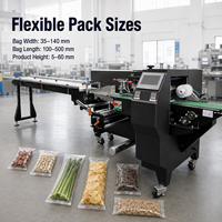 Machine d'emballage horizontale automatique multifonctionnelle professionnelle pour l'industrie alimentaire