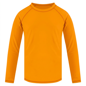 Children New <b>Long</b> <b>Sleeve</b> T Shirt Spring Base Layer <b>Undershirt</b> Slim Fit Coated Finish Trendy Ins Style UPF50+ 100% Polyester Top - Product Image 1