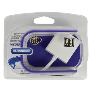 Adaptateur Mini DisplayPort mâle vers DVI I 24+5 broches femelle 0,20 m Bandridge - Product Image 3