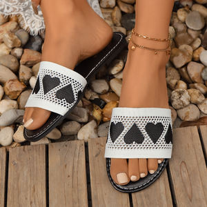 <b>Women</b> Fashionable Outerwear Flat Weaving <b>Beach</b> <b>Sandals</b> Flip Flops 2025 XY <b>Women</b> Summer Travel Plus Size New <b>Sandals</b> - Product Image 5