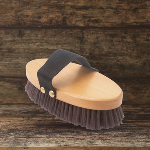Brosse pour <span class=keywords><strong>chevaux</strong></span> Brosse en bois Brosse pour <span class=keywords><strong>chevaux</strong></span> Brosse de toilette pour le corps avec dos en bois - Product Image 1