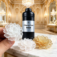 Resin Fotopolimer Detail Tinggi NOVA3D Filigree Cast Lost Wax Casting Resin untuk Pembuatan Perhiasan Gelang Cincin Berongga yang Rumit