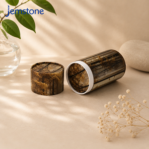 Boîte d'emballage en tube de carton kraft écologique, design personnalisé, pour urne funéraire, avec couvercle, pour cérémonie de commutation des cendres - Product Image 6
